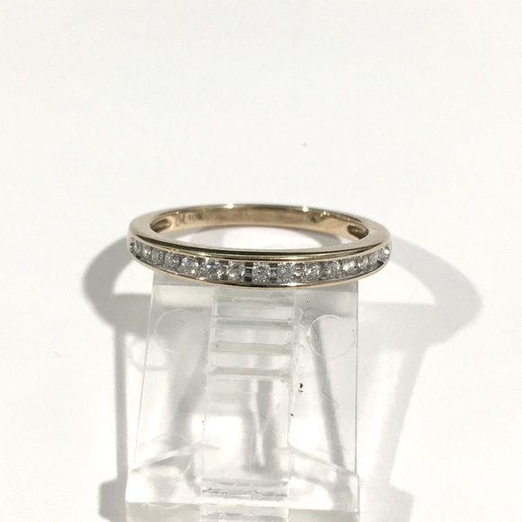 10k Yellow Gold Diamond 💎 Wedding Band 0.25ct